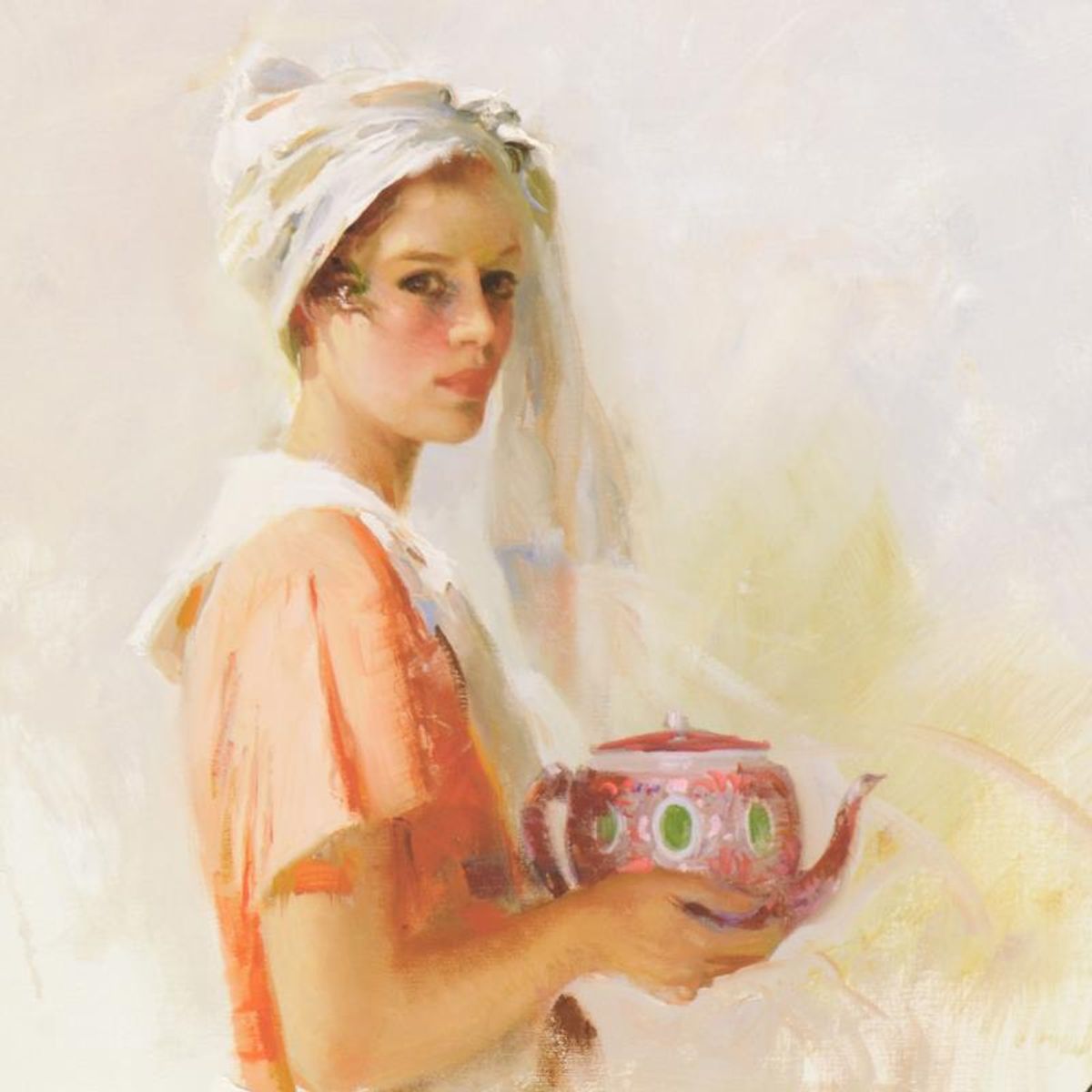Pino (1939-2010), "The Gift" Limited Edition Giclee. Numbered and Hand Signed; Certificate of Authenticity.