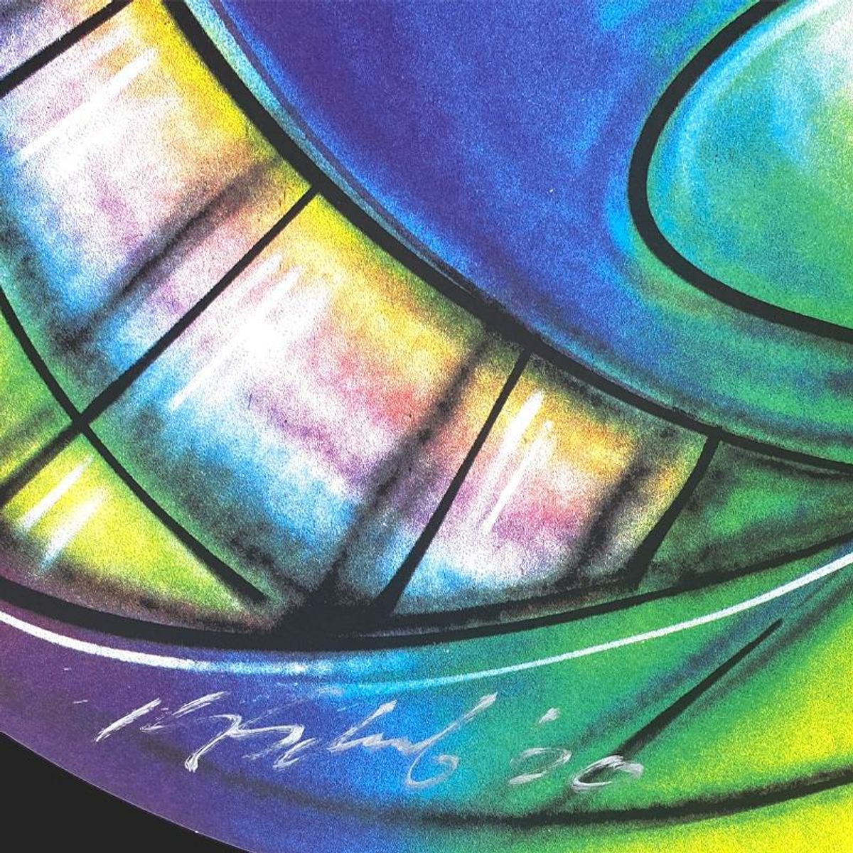 Kenny Scharf, "Kalorzi" Framed Limited Edition Silkscreen, Numbered and Hand Signed with Letter of Authenticity.