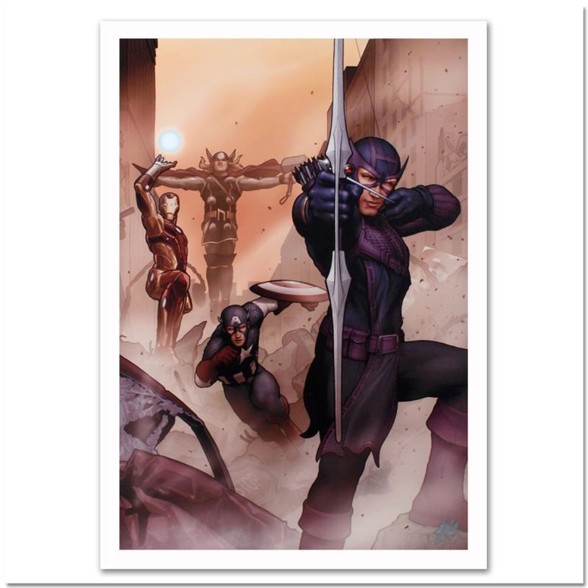 Stan Lee Signed, Marvel Comics "Avengers: Solo #1" Limited Edition Canvas, Numbered 4/99 with Certificate of Authenticity.