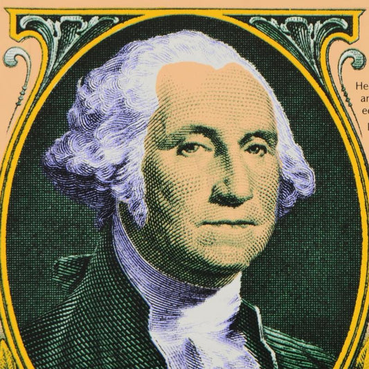 Steve Kaufman (1960-2010), "George Washington, Father of Our Nation" Limited Edition Hand Pulled Silkscreen on Canvas, AP Numbered 20/50 and Hand Signed Inverso with Letter of Authenticity.