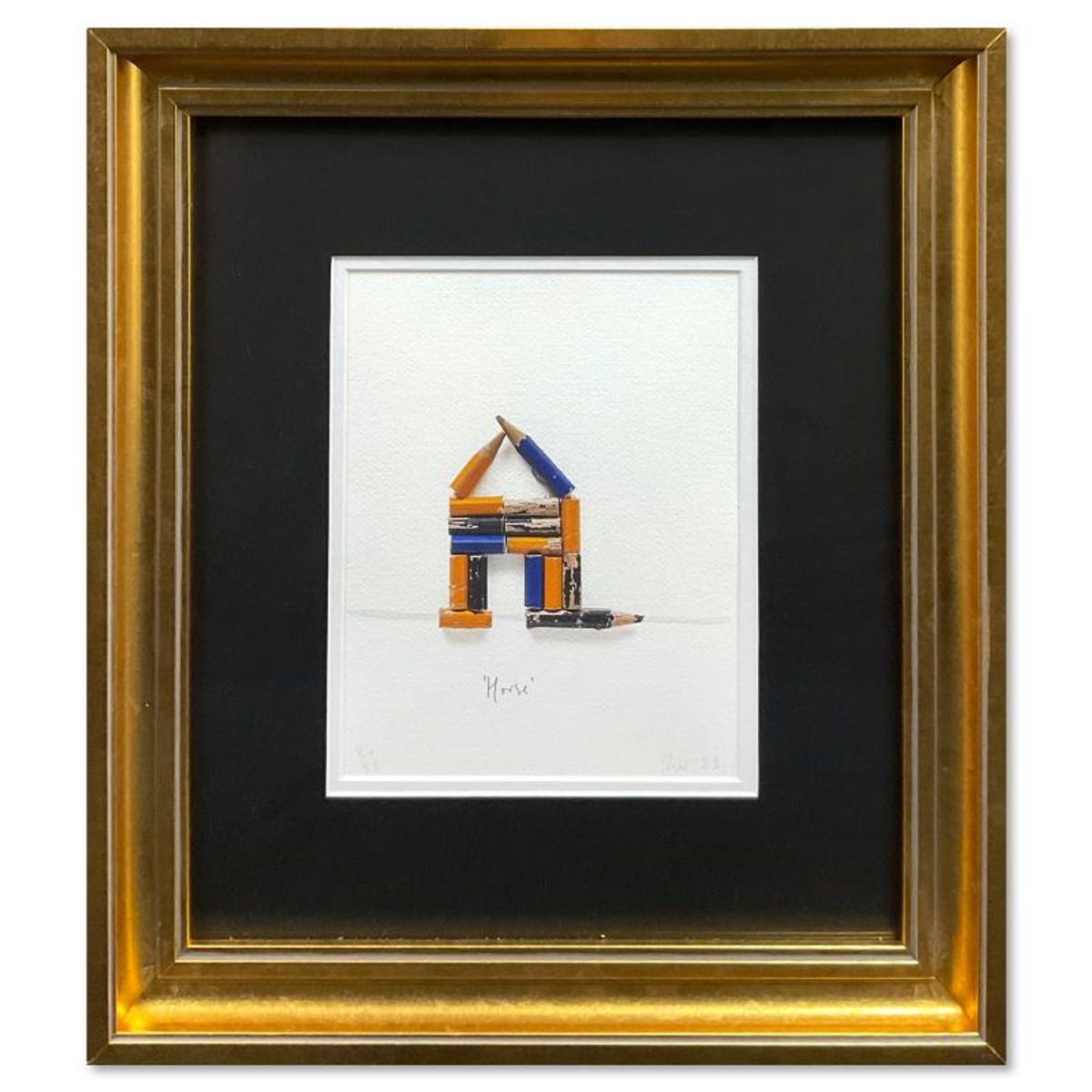 Rachel Whiteread, "House" Framed Limited Edition Hand Finished Archival Pigment Print, Numbered 34/55 and Hand Signed with Letter of Authenticity.