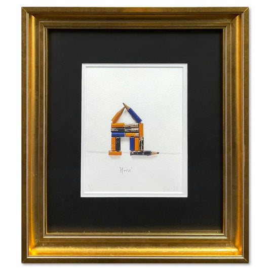 Rachel Whiteread, "House" Framed Limited Edition Hand Finished Archival Pigment Print, Numbered 34/55 and Hand Signed with Letter of Authenticity.