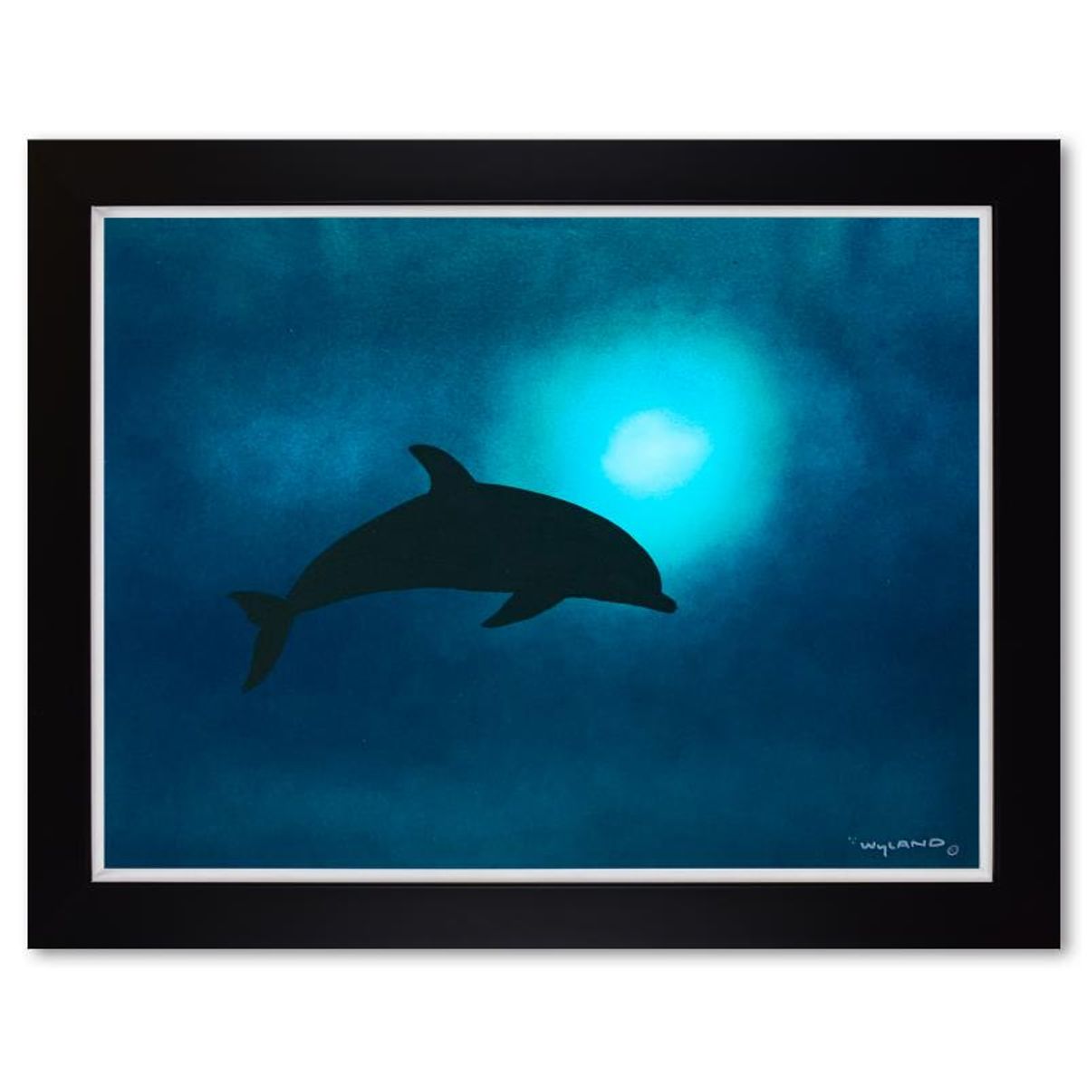 Wyland, Framed Original Painting on Canvas, Hand Signed by the artist and with a letter of authenticity.