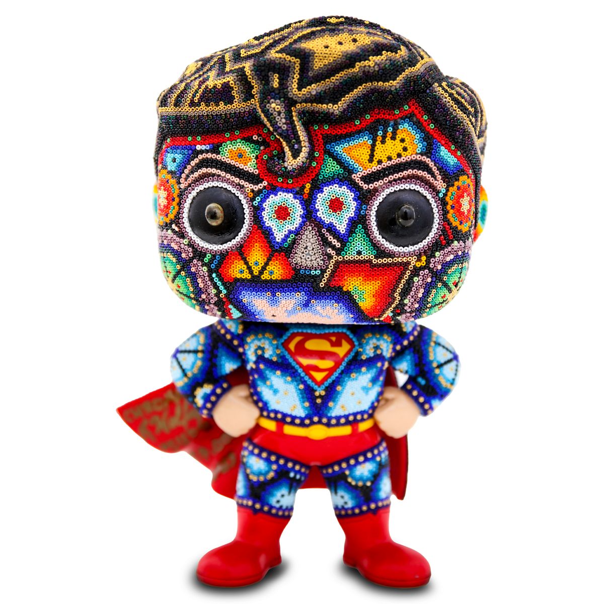 CHROMA aka Rick Wolfryd- Original Mixed Media Sculpture "Super"