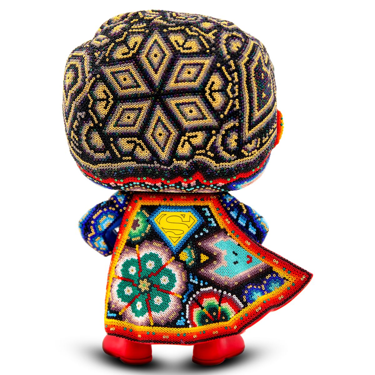 CHROMA aka Rick Wolfryd- Original Mixed Media Sculpture "Super"