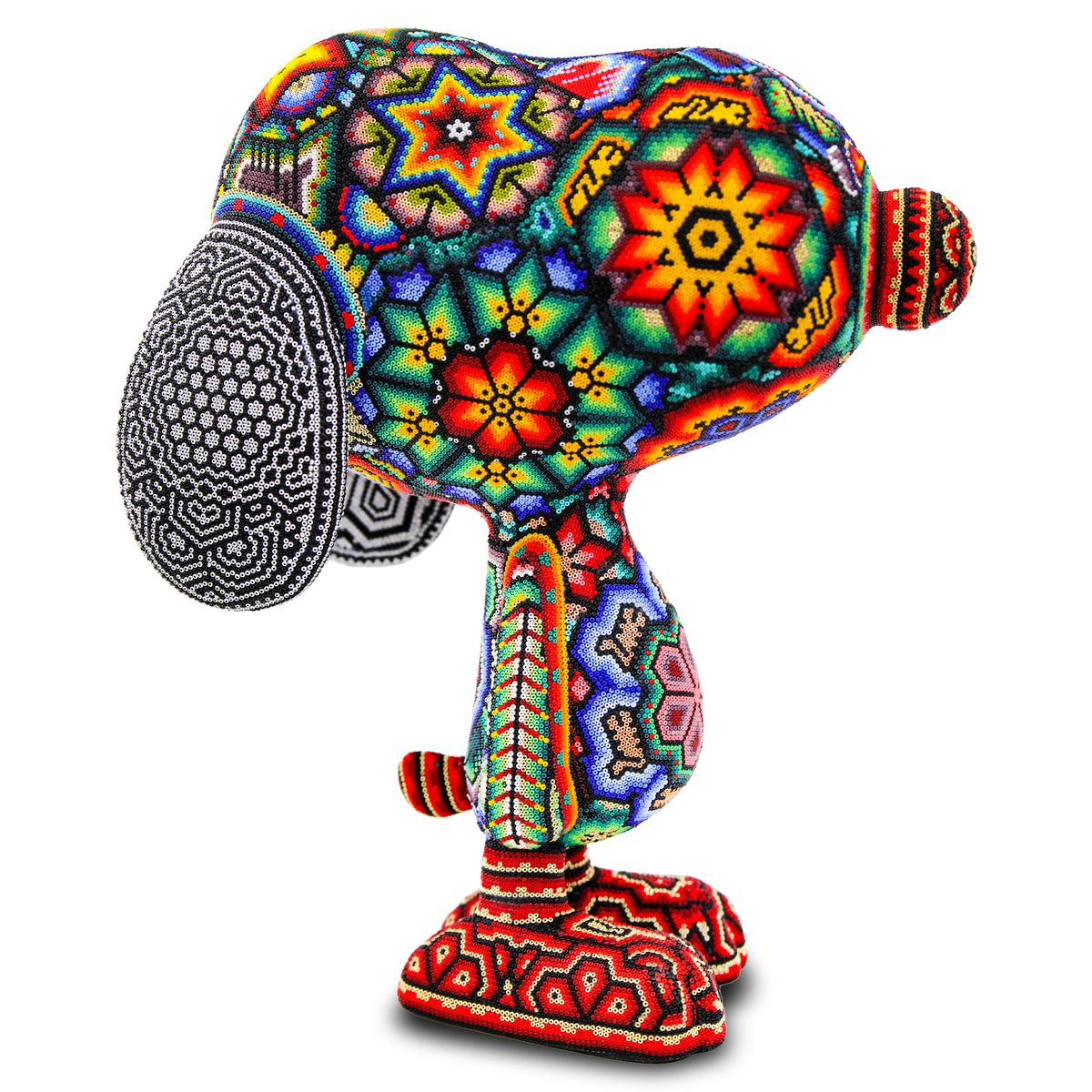 CHROMA aka Rick Wolfryd- Original Mixed Media Sculpture "Snoopy"