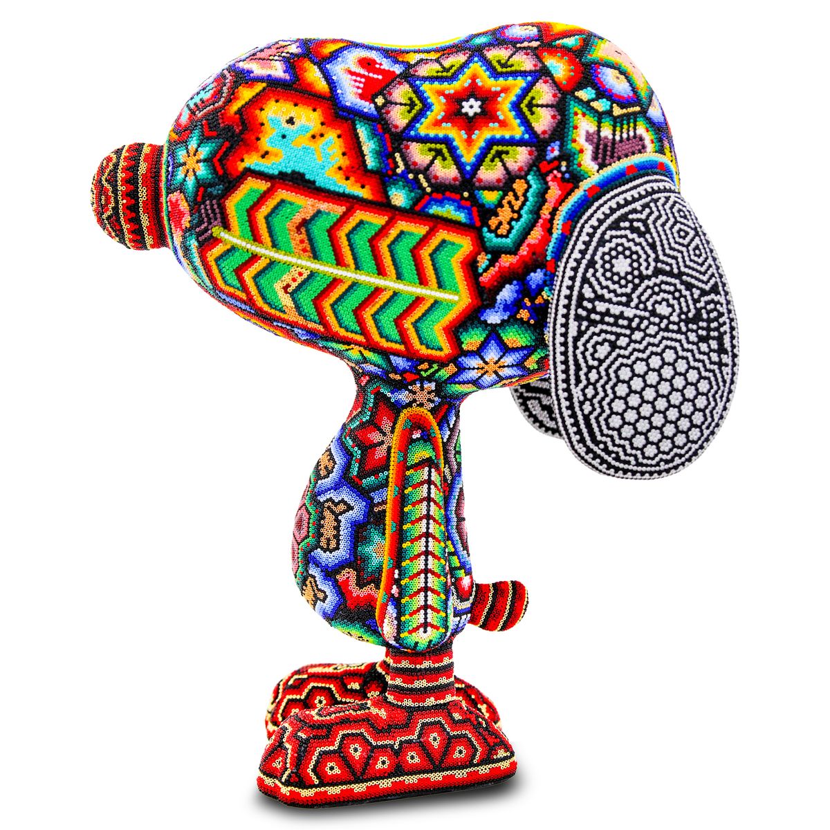 CHROMA aka Rick Wolfryd- Original Mixed Media Sculpture "Snoopy"