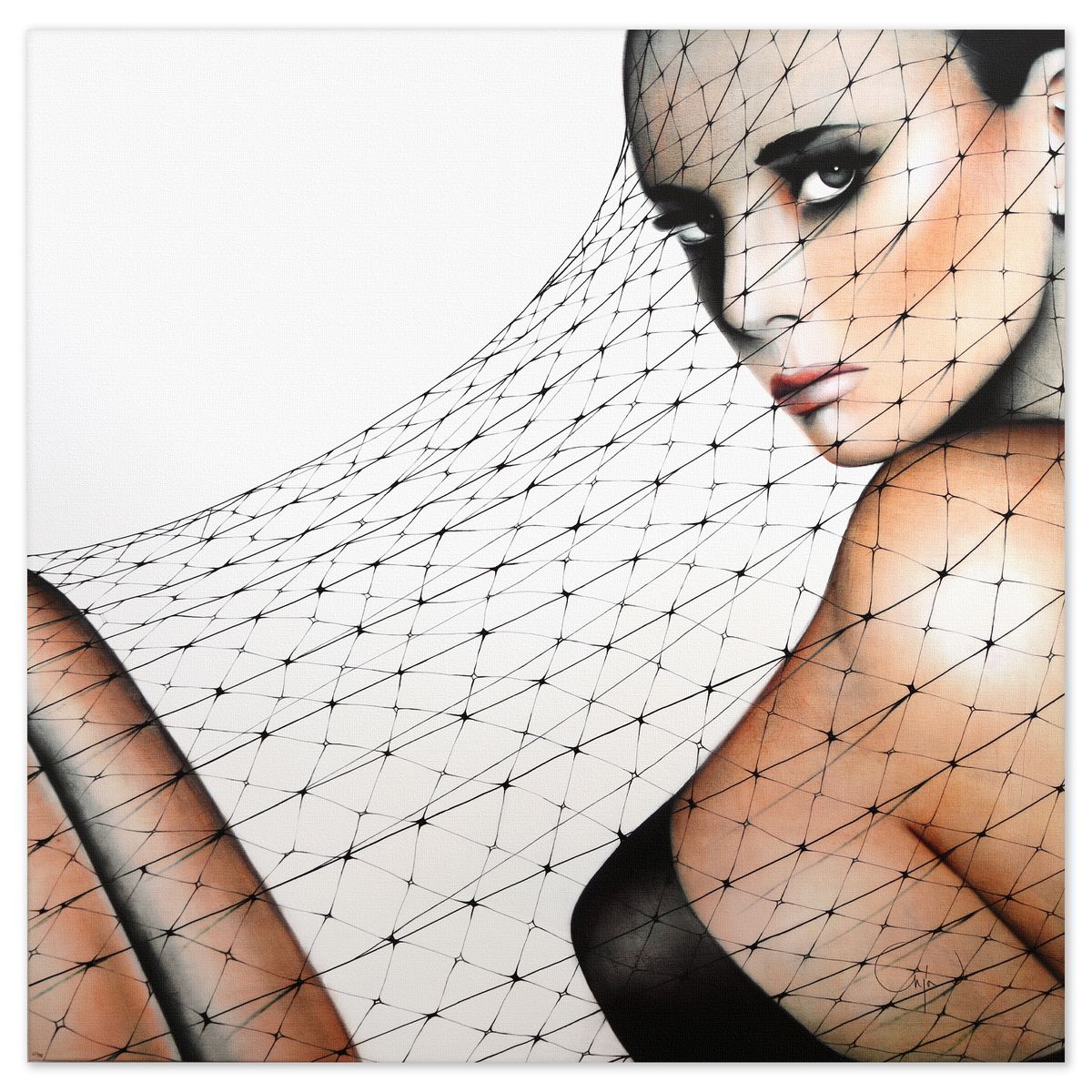 Anja Van Herle- Giclee on Canvas "Network"