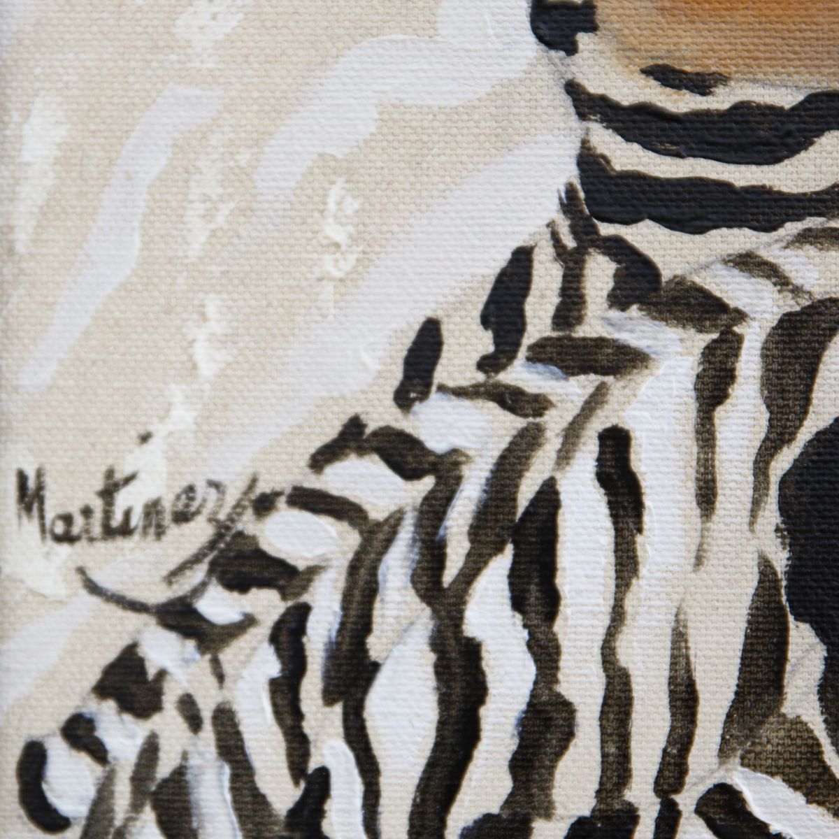 Loppo Martinez- Acrylic on Canvas "Zebresse"