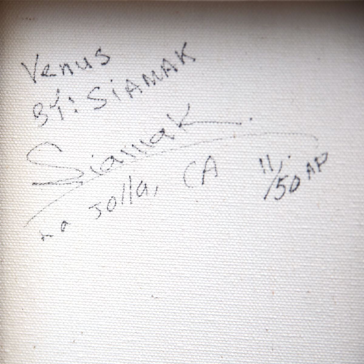 Siamak- Giclee on Canvas "Venus"