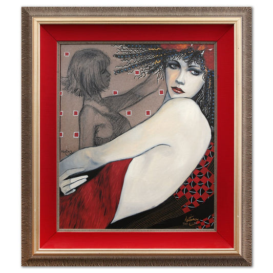 Loppo Martinez- Giclee on Canvas "Danseuse Orientale"