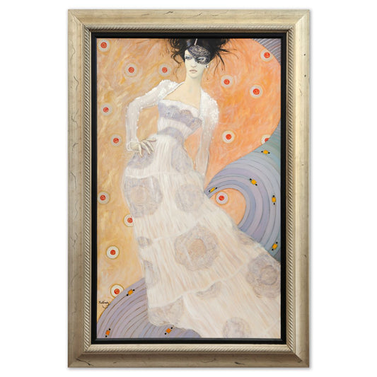 Loppo Martinez- Mixed Media on Canvas "Demi-Masque"