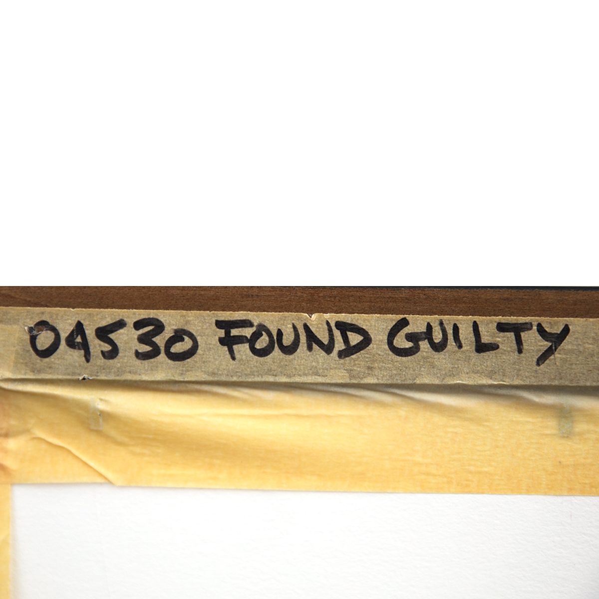 AnneKarin Glass- Watercolor "Found Guilty"