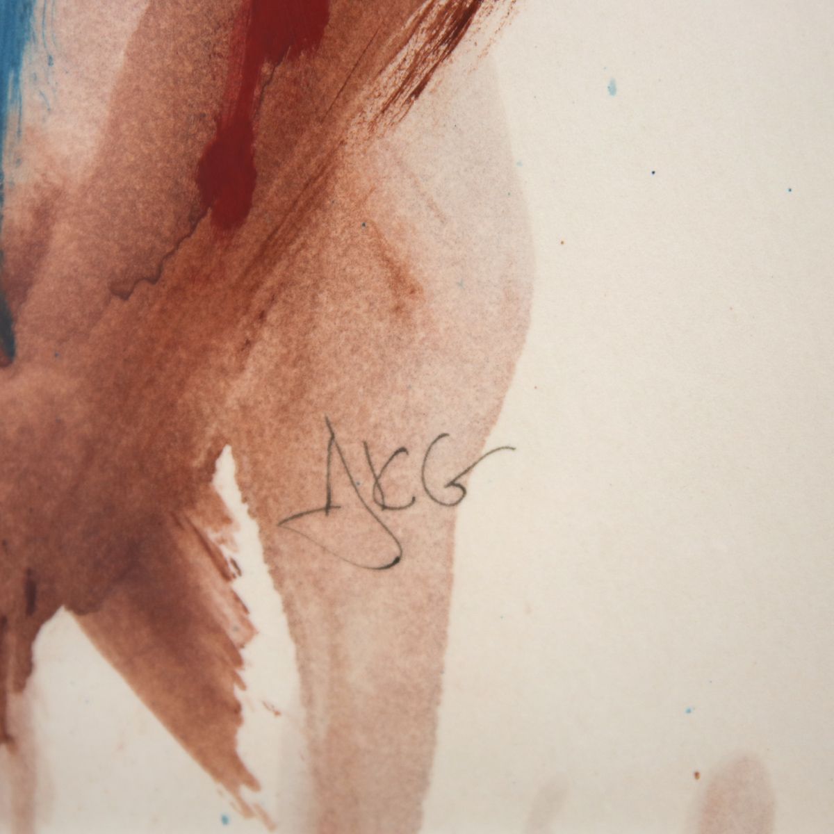 AnneKarin Glass- Watercolor "Backward Glance"
