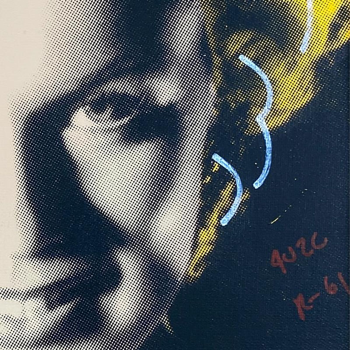 Ringo Daniel Funes, "Midnight Marilyn" Framed One-of-a-Kind Mixed Media on Canvas, Hand Signed with Letter of Authenticity.