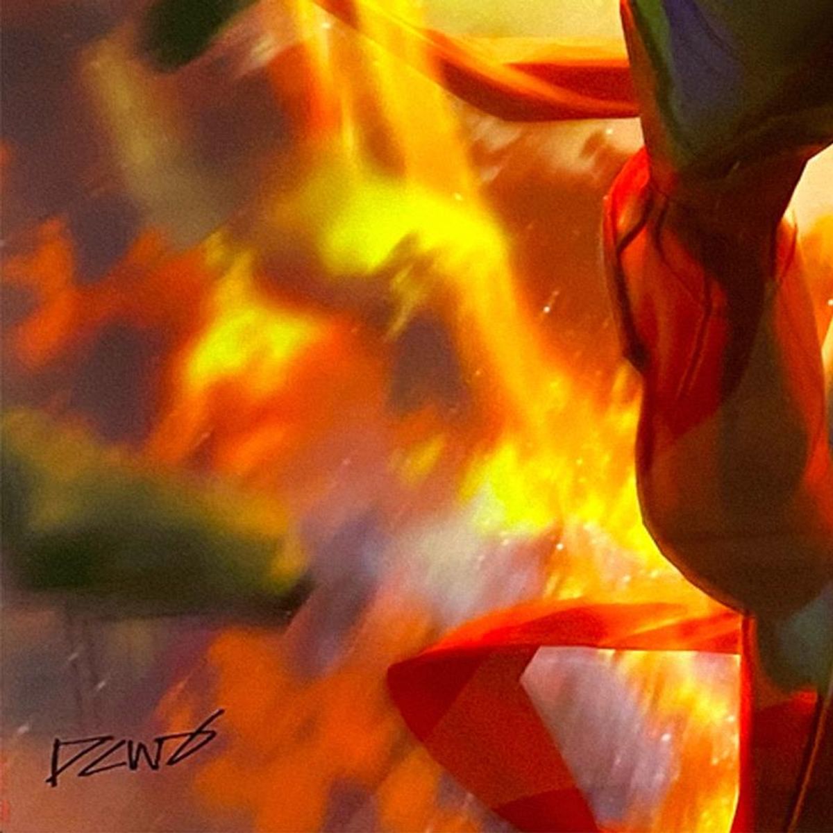 Marvel Comics & Derrick Chew, "Captain Marvel" Limited Edition on Aluminum, PP Numbered 1/2 and Signed with Letter of Authenticity.