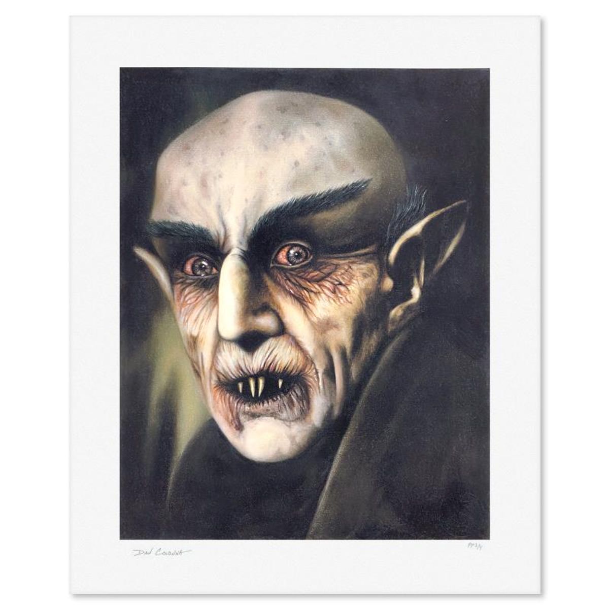 Dan Colonna, "Nosferatu" Limited Edition, PP Numbered 3/4 and Signed with Letter of Authenticity.