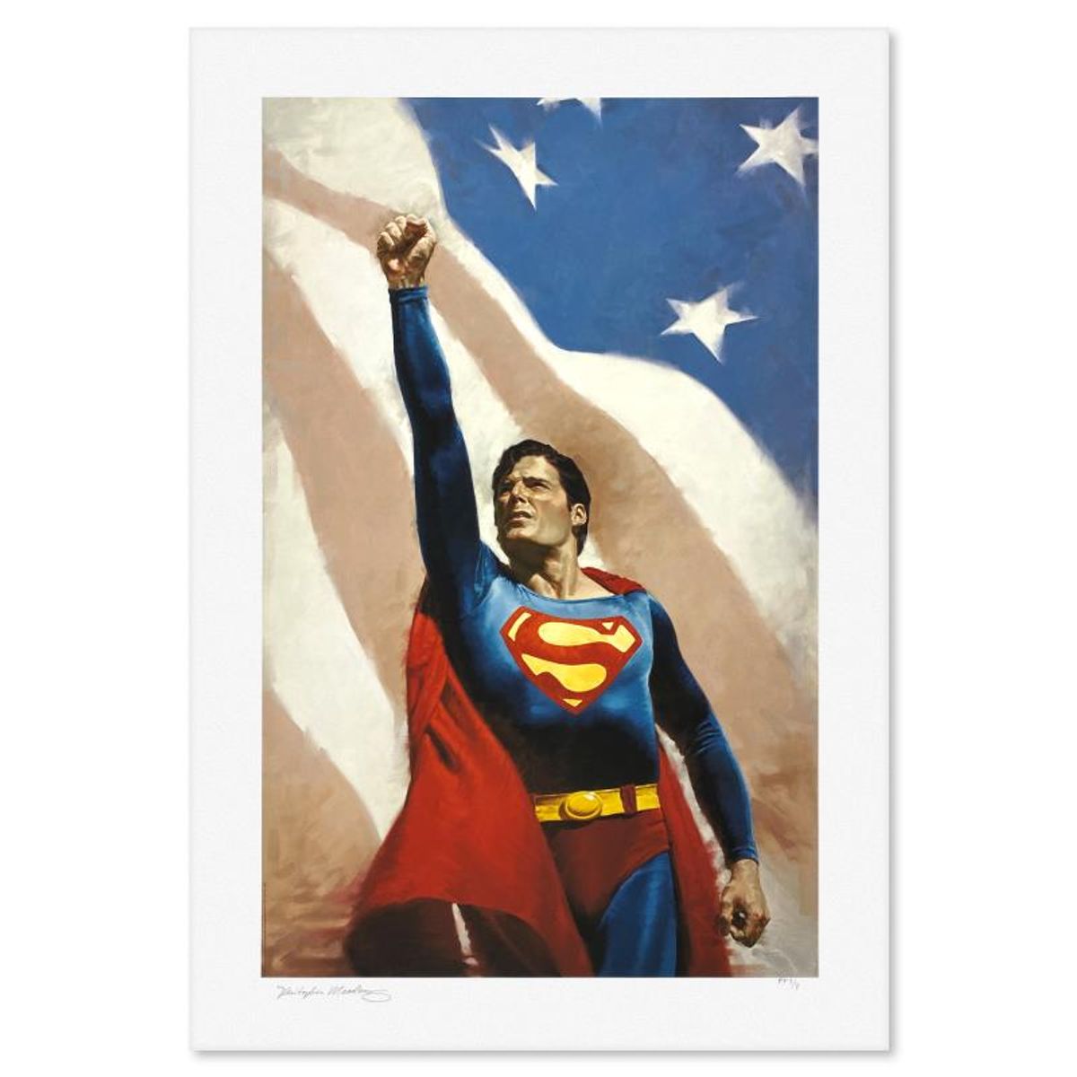 DC Comics & Kristopher Meadows, "Someone To Believe In" Limited Edition, PP Numbered 3/4 and Signed with Letter of Authenticity.