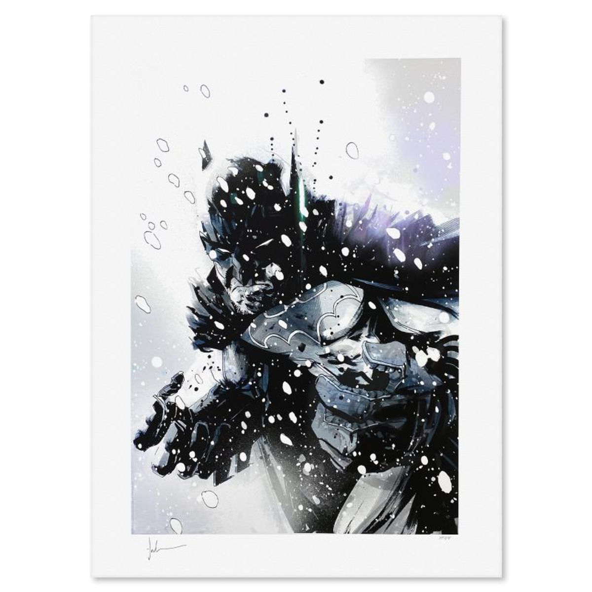 DC Comics & Jock, "All Star Batman #6" Limited Edition, PP Numbered 3/4 and Signed with Letter of Authenticity.