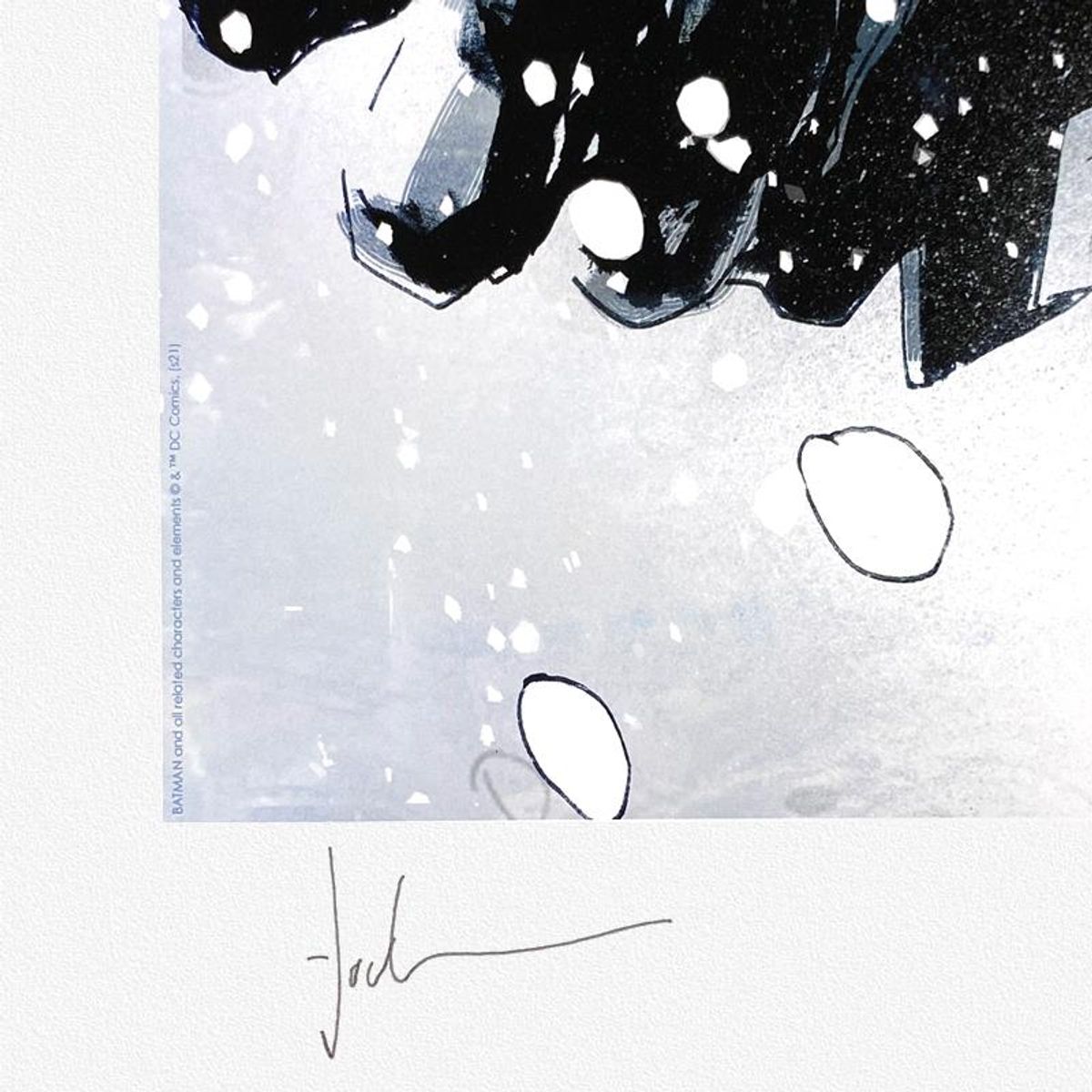 DC Comics & Jock, "All Star Batman #6" Limited Edition, PP Numbered 3/4 and Signed with Letter of Authenticity.