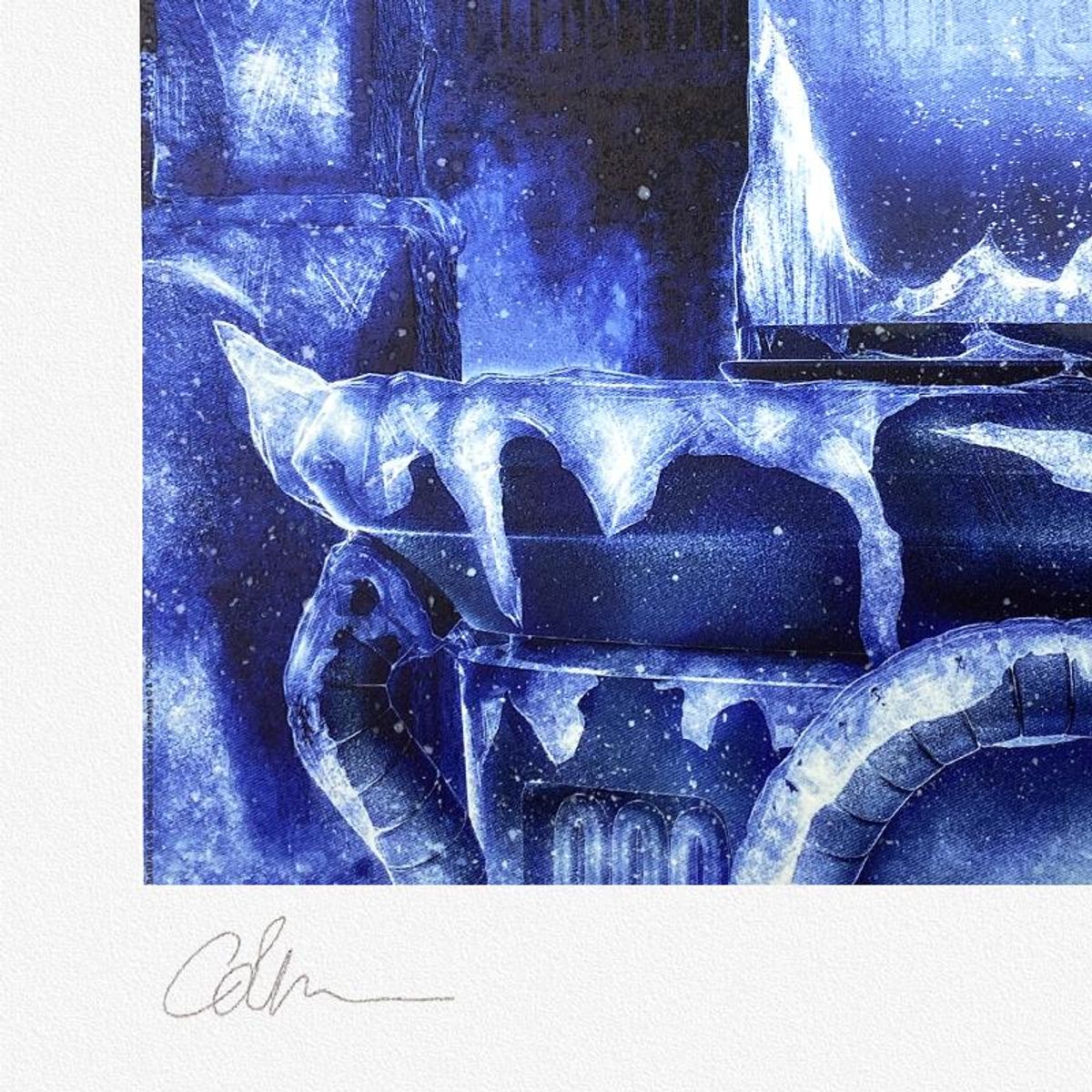 DC Comics & Chris Skinner, "Mr. Freeze: Heart of Ice" Limited Edition, PP Numbered 3/4 and Signed with Letter of Authenticity.