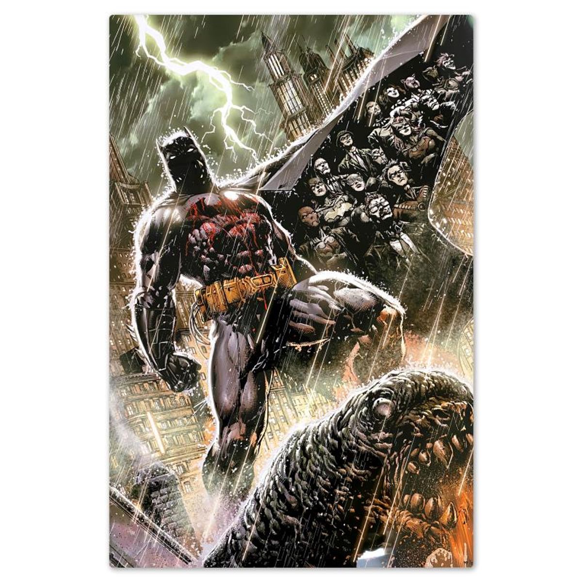 DC Comics & Jason Fabok, "Batman Eternal" Limited Edition on Aluminum, PP Numbered 1/2 with Letter of Authenticity.