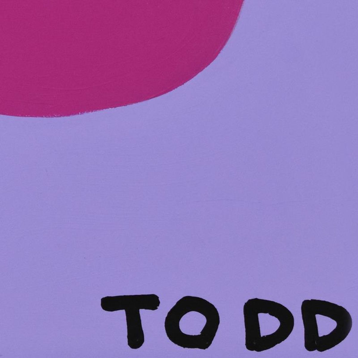 Todd Goldman, "Beat" Framed Original Acrylic Painting on Canvas, Hand Signed with Letter of Authenticity.
