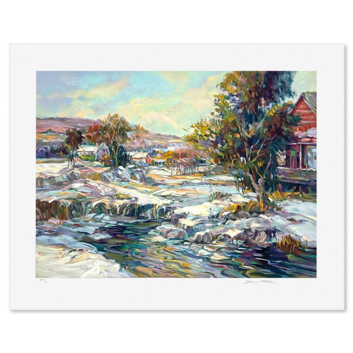 Henri Plisson (1933-2006), "The Thaw" Limited Edition Printer's Proof Serigraph, Numbered 1/21 and Hand Signed with Letter of Authenticity
