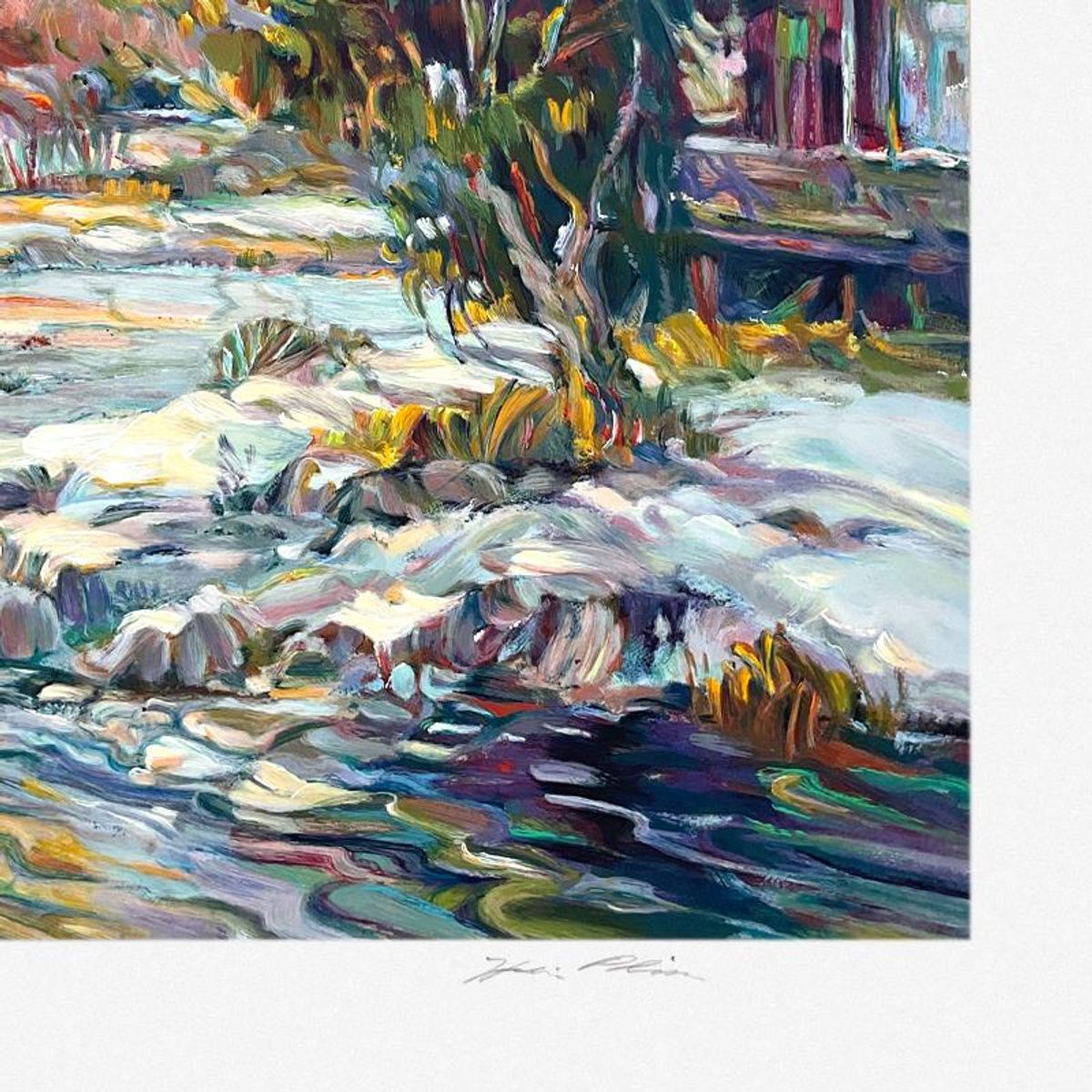 Henri Plisson (1933-2006), "The Thaw" Limited Edition Printer's Proof Serigraph, Numbered 1/21 and Hand Signed with Letter of Authenticity