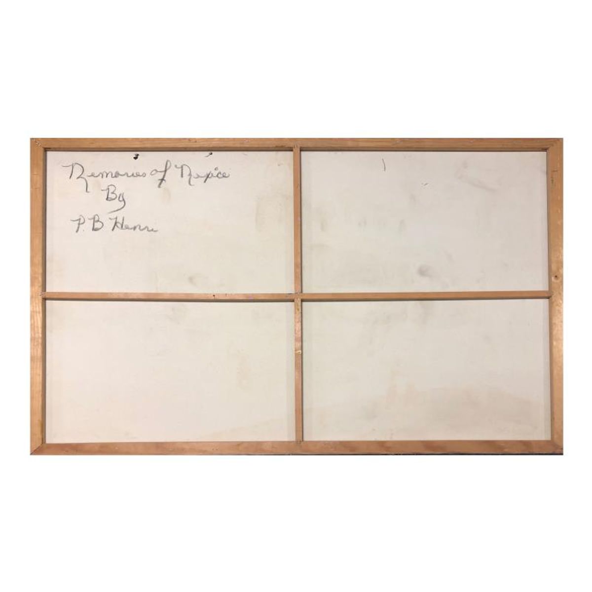 Paul Blaine Henrie (1932-1999), "Memories of Mexico" Hand Signed Original Painting on Canvas (40"x60") with Letter of Authenticity.