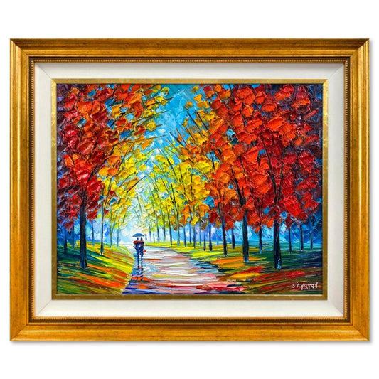 Slava Ilyayev, Framed Original Oil Painting on Canvas, Hand Signed with Letter of Authenticity.