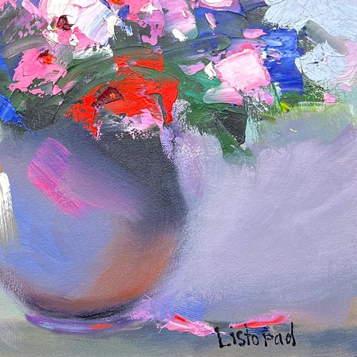Natalya Listopad, Hand Signed Original Painting on Canvas with Letter of Authenticity.