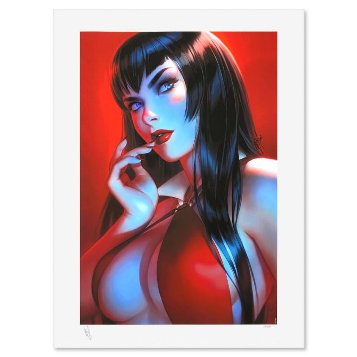 Warren Louw, "Vampirella #7" Limited Edition, PP Numbered 3/4 and Signed with Letter of Authenticity.