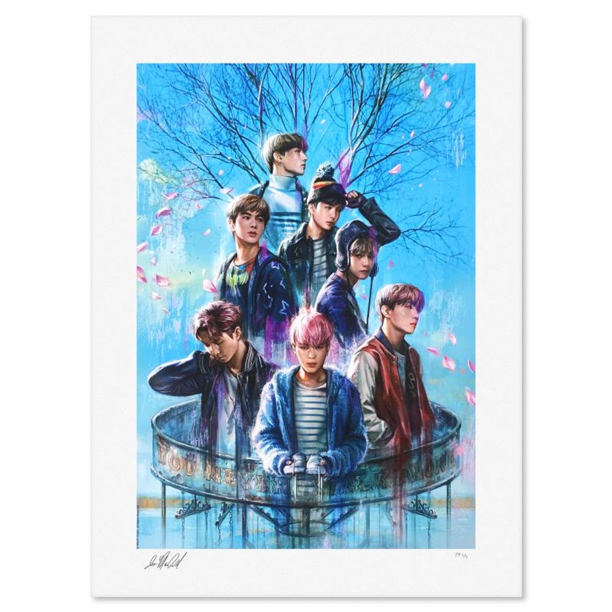 Ian MacDonald, "BTS: Spring Day" Limited Edition, PP Numbered 3/4 and Signed with Letter of Authenticity.