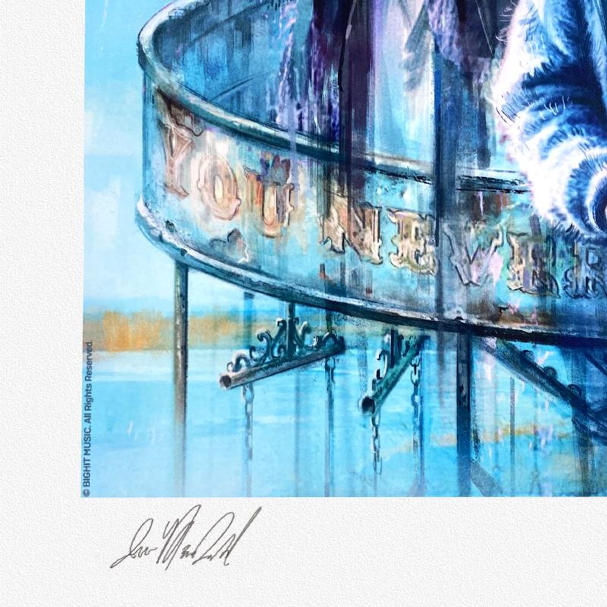 Ian MacDonald, "BTS: Spring Day" Limited Edition, PP Numbered 3/4 and Signed with Letter of Authenticity.