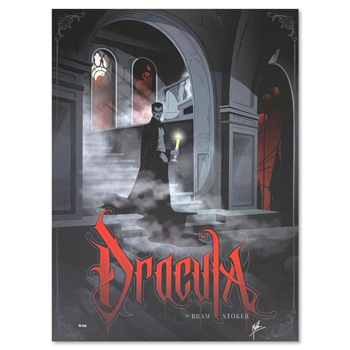 Mike Mahle, "Dracula" Limited Edition, PP Numbered 3/4 and Signed with Letter of Authenticity.