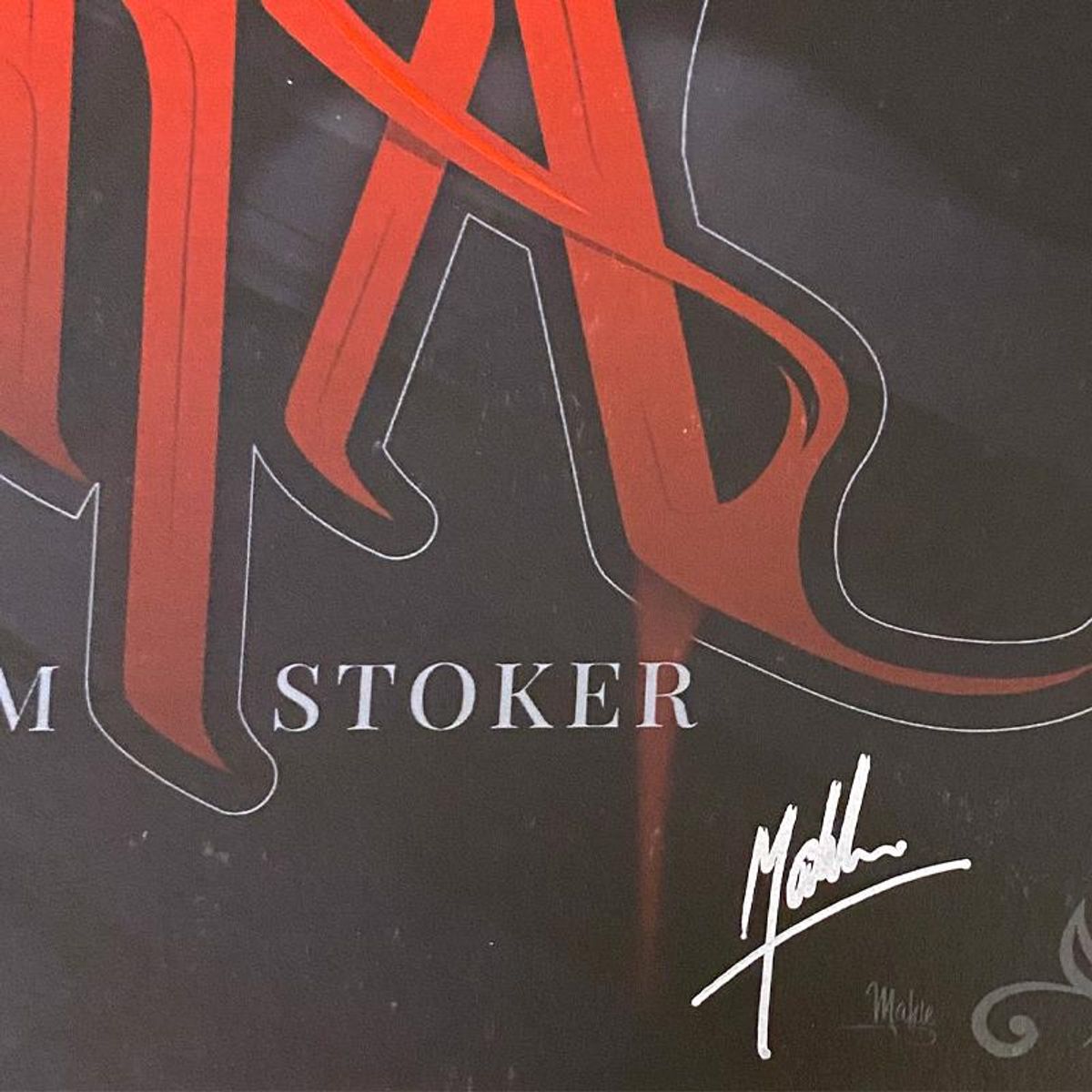 Mike Mahle, "Dracula" Limited Edition, PP Numbered 3/4 and Signed with Letter of Authenticity.