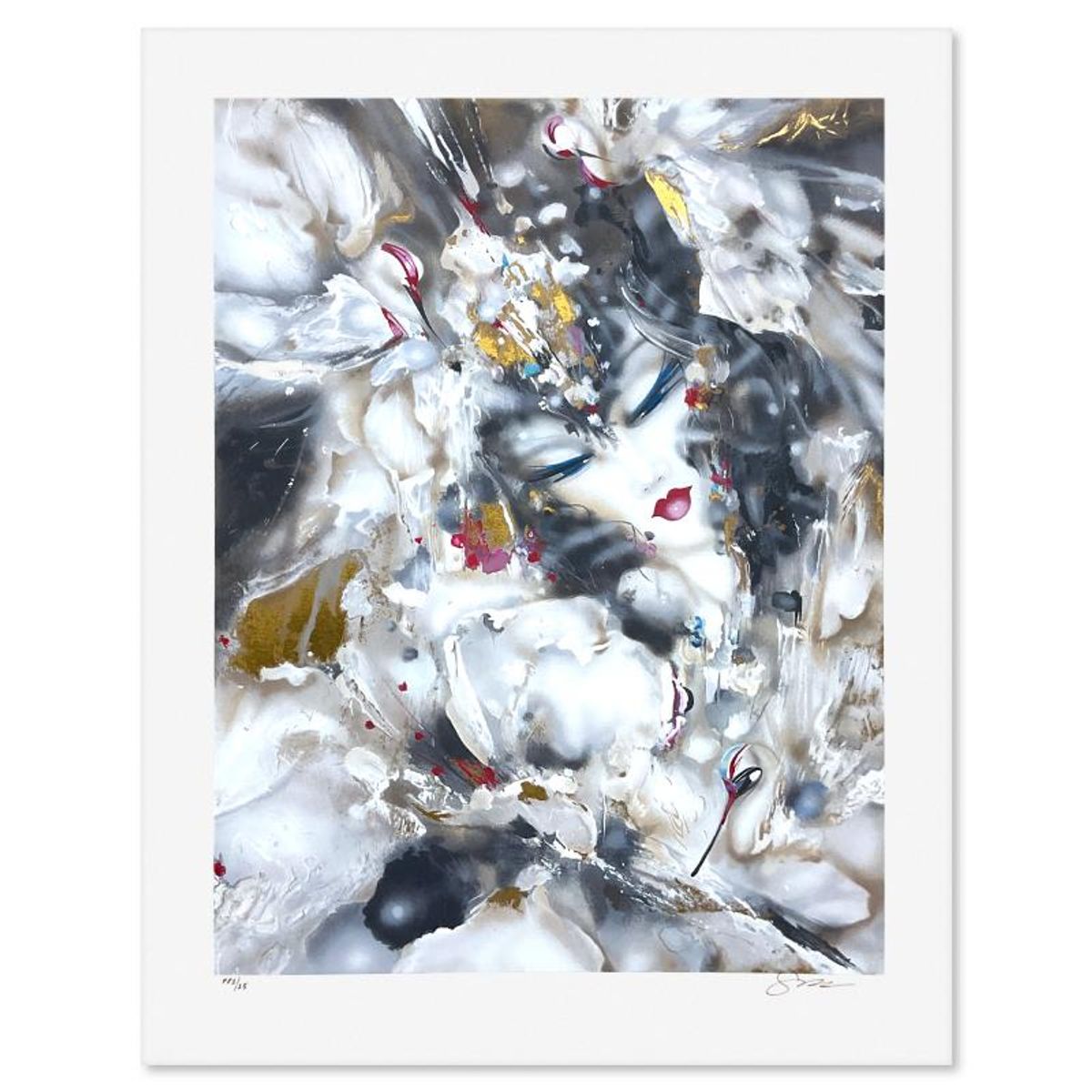 Suzanne Marie, "Interlude" Limited Edition Printer's Proof Serigraph, Numbered 1/15 and Hand Signed with Letter of Authenticity