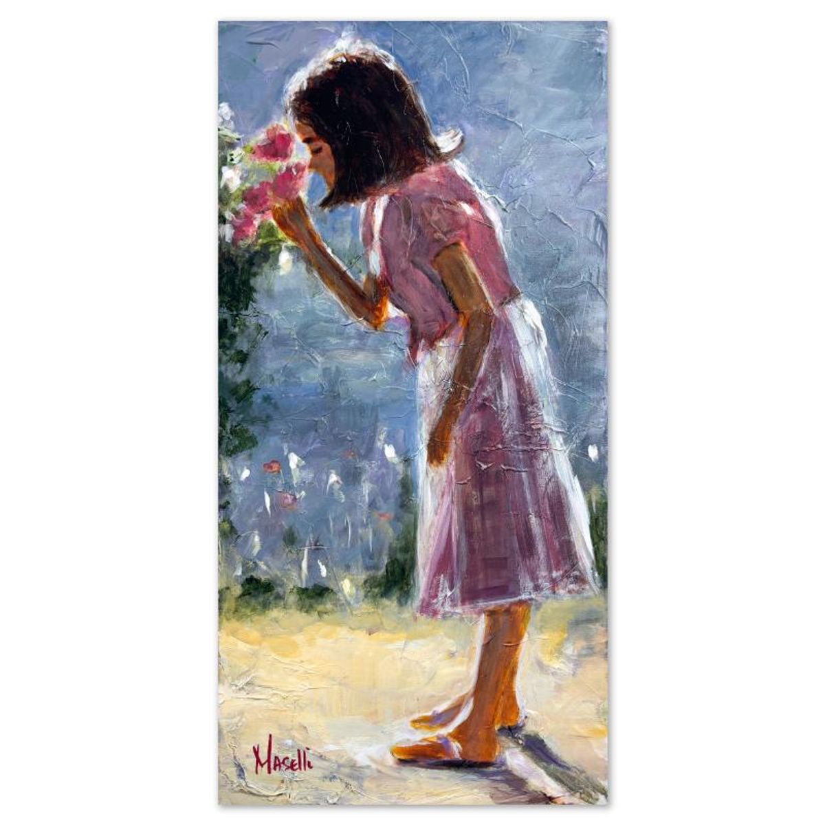Michael Maselli, Original Painting on Canvas, Hand Signed with Letter of Authenticity.