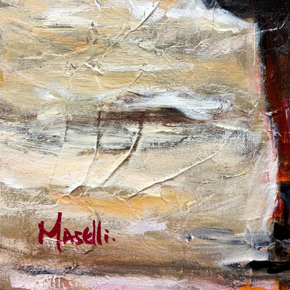 Michael Maselli, Original Painting on Canvas, Hand Signed with Letter of Authenticity.
