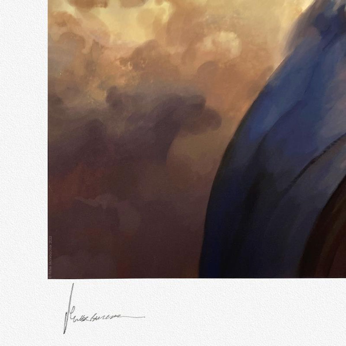 Peter Mohrbacher, "Binah: Of Flowing Mind" Limited Edition, PP Numbered 3/4 and Signed with Letter of Authenticity.
