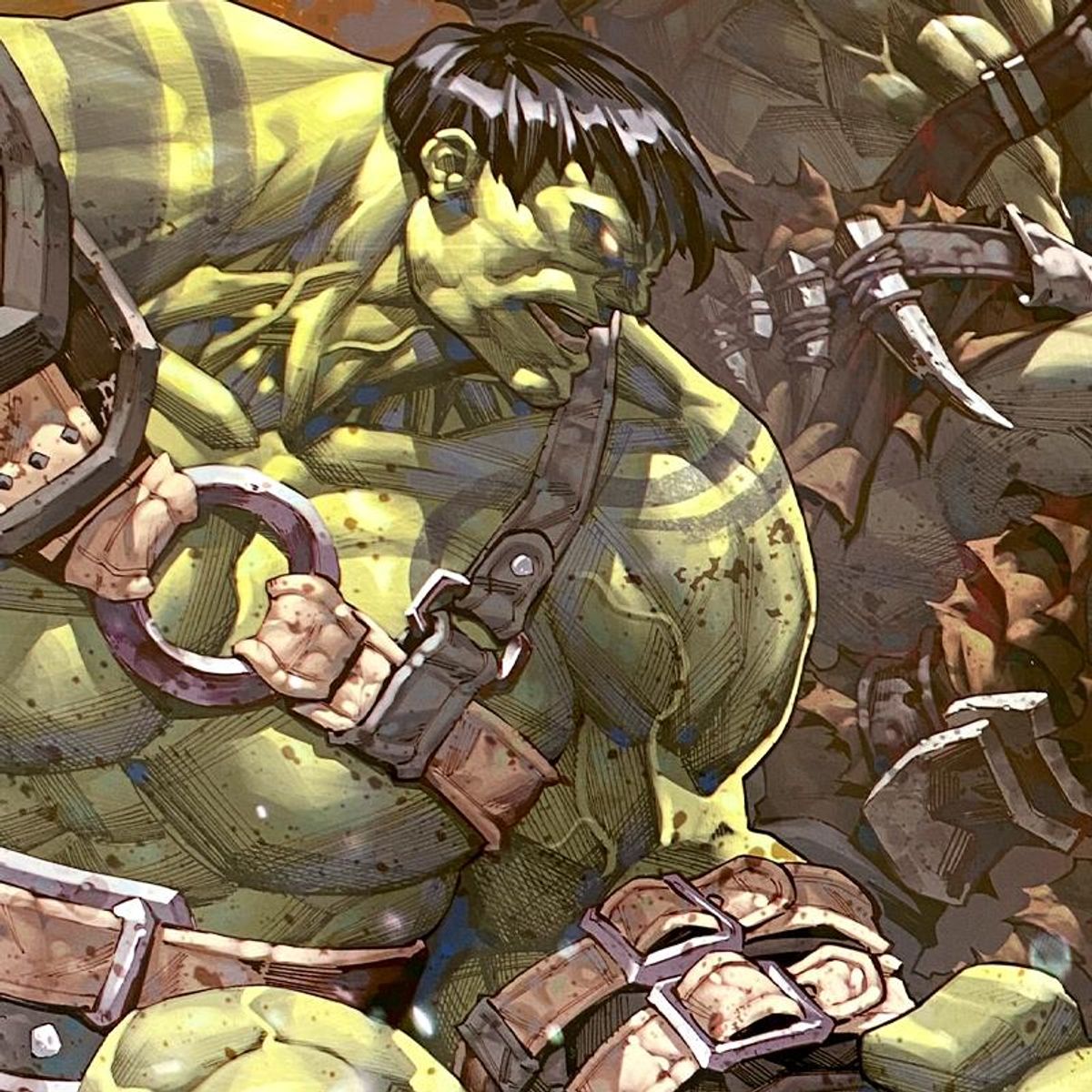Marvel Comics & Kael Ngu, "Planet Hulk" Limited Edition on Aluminum, PP Numbered 1/2 with Letter of Authenticity.
