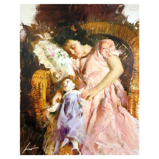 #1 in Edition - Pino (1939-2010), "Party Dreams" Limited Edition on Canvas, Numbered 1/295 and Hand Signed with Certificate of Authenticity.