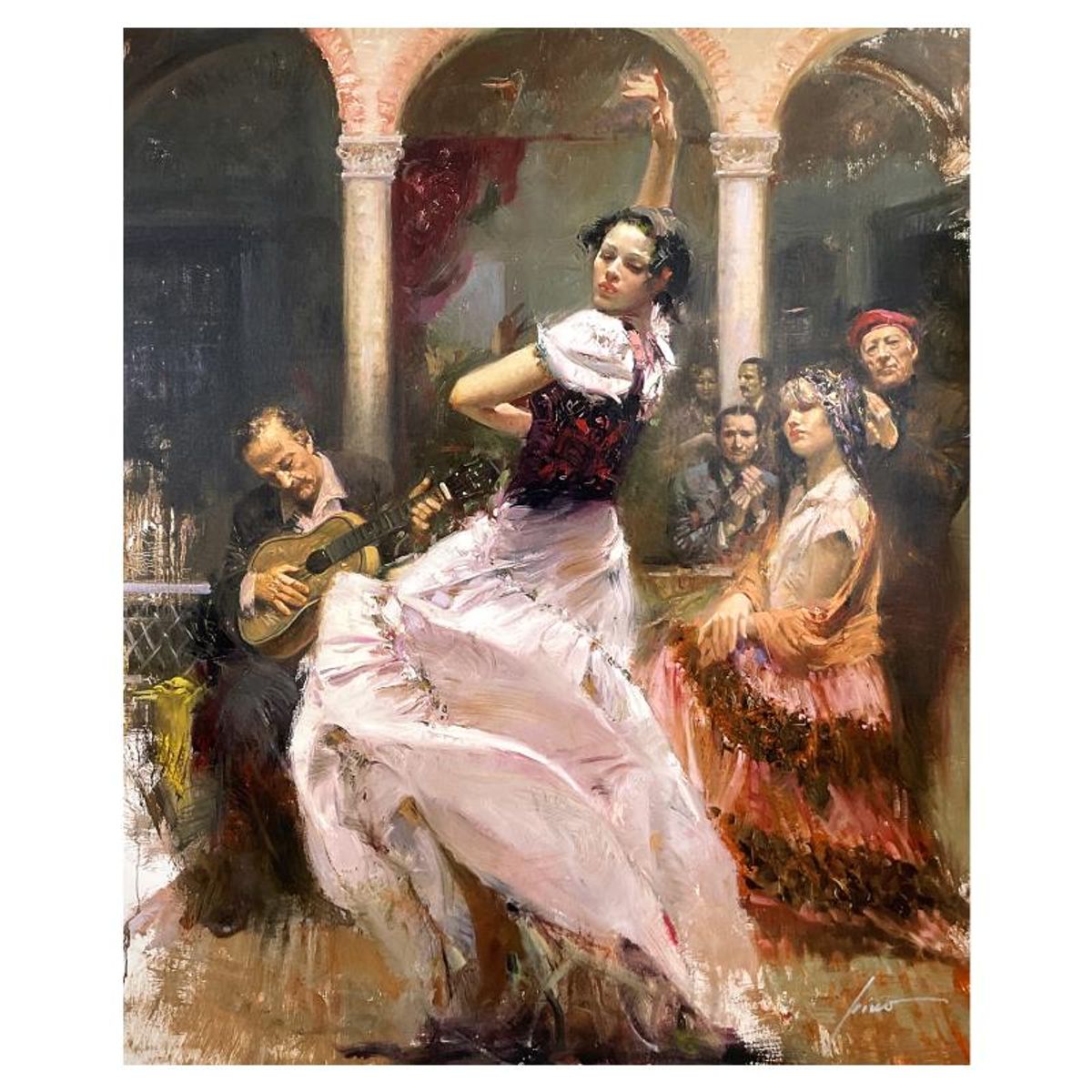 Pino (1939-2010), "Seville in My Heart" Limited Edition on Canvas, HC Numbered 2/25 and Hand Signed with Certificate of Authenticity.