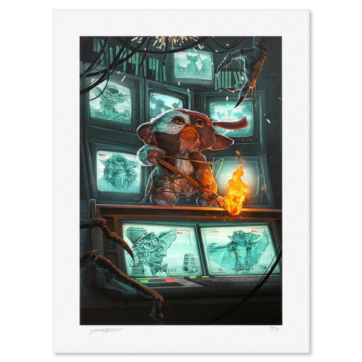 Juan Ramos, "Gremlins: The New Batch" Limited Edition, PP Numbered 3/4 and Signed with Letter of Authenticity.