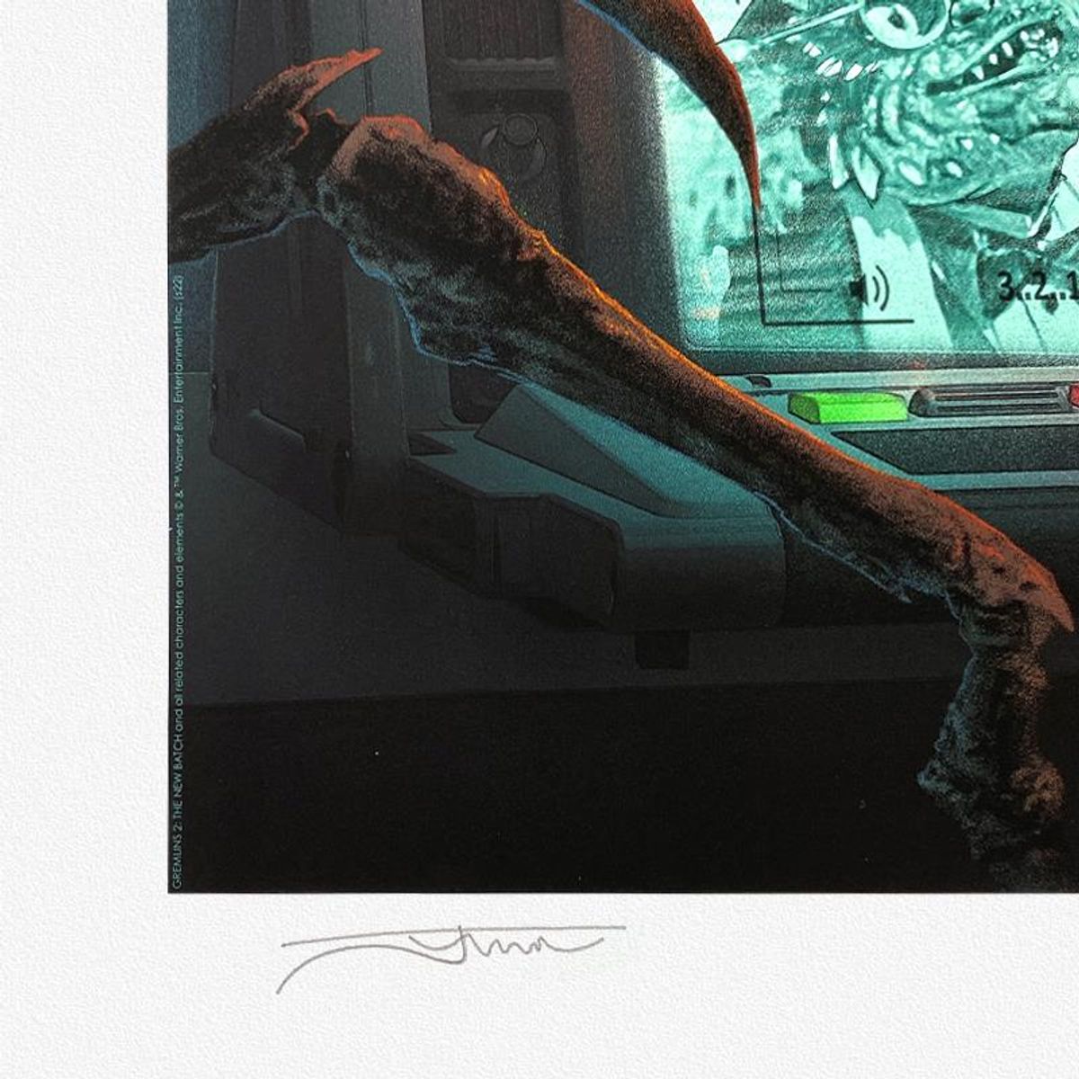 Juan Ramos, "Gremlins: The New Batch" Limited Edition, PP Numbered 3/4 and Signed with Letter of Authenticity.
