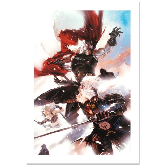 Stan Lee Signed, Marvel Comics Limited Edition Canvas 3/10 "Thor: Man of War #1" with Certificate of Authenticity.