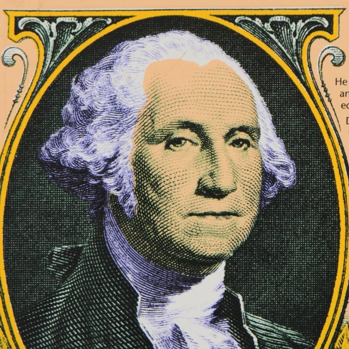 Steve Kaufman (1960-2010), "George Washington, Father of Our Nation" Limited Edition Hand Pulled Silkscreen on Canvas, AP Numbered 9/50 and Hand Signed Inverso with Letter of Authenticity.