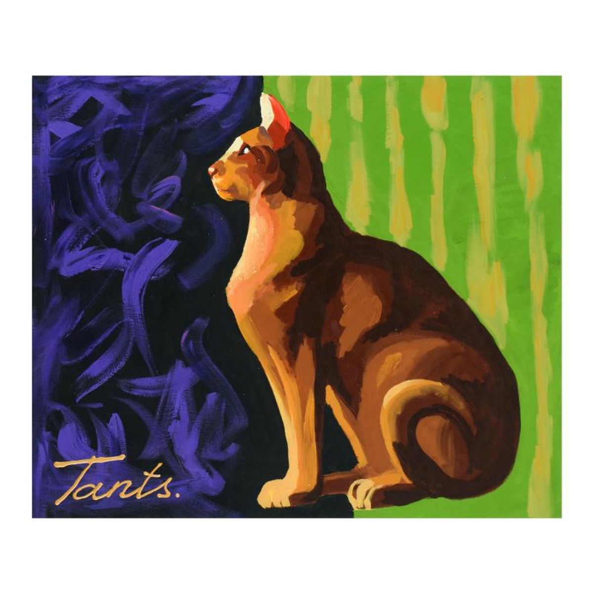 Lena Tants, Original Acrylic Painting on Canvas, Hand Signed with Letter of Authenticity.