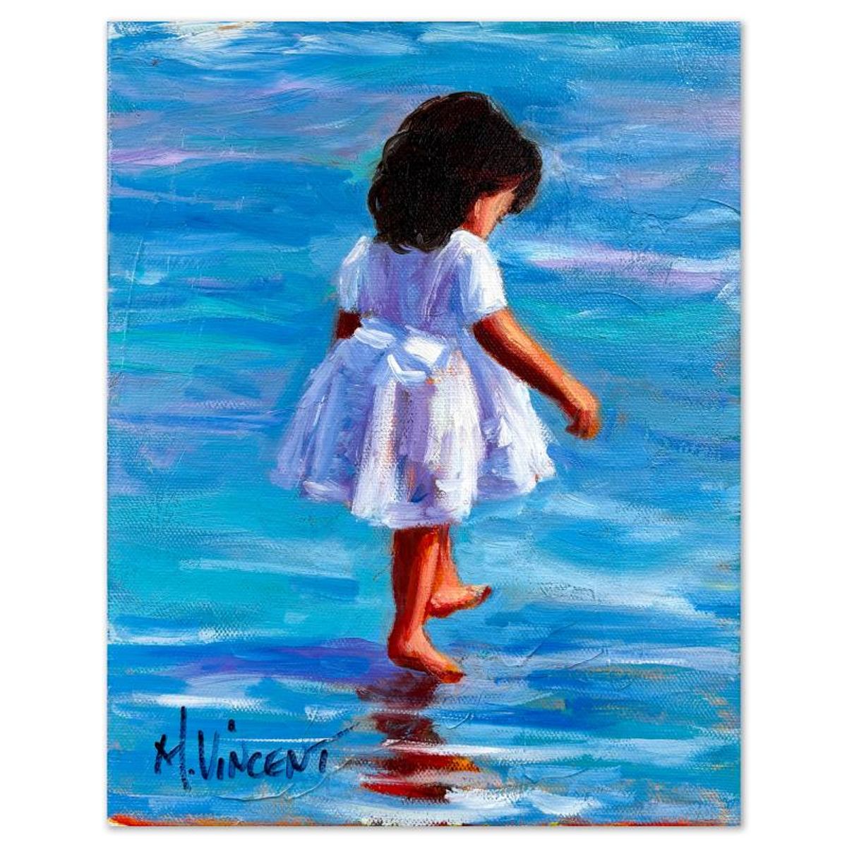 Michael Vincent, Original Painting on Canvas, Hand Signed with Letter of Authenticity.